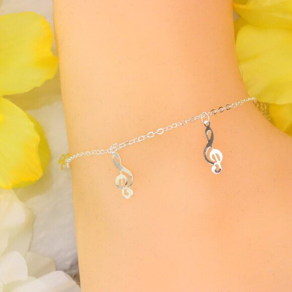 Minimalist Anklet, Sleek & Modern Design, Women’s Fashion, YC110204-A - Picture 8 of 10
